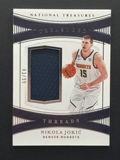2022-23 Panini National Treasures Nikola Jokic Patch /99 Threads #TD-NDN Nuggets