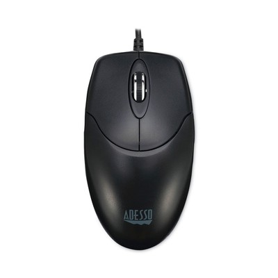 Adesso HC3003US USB 2.0 3-Button Desktop Optical Scroll USB Mouse - Black New