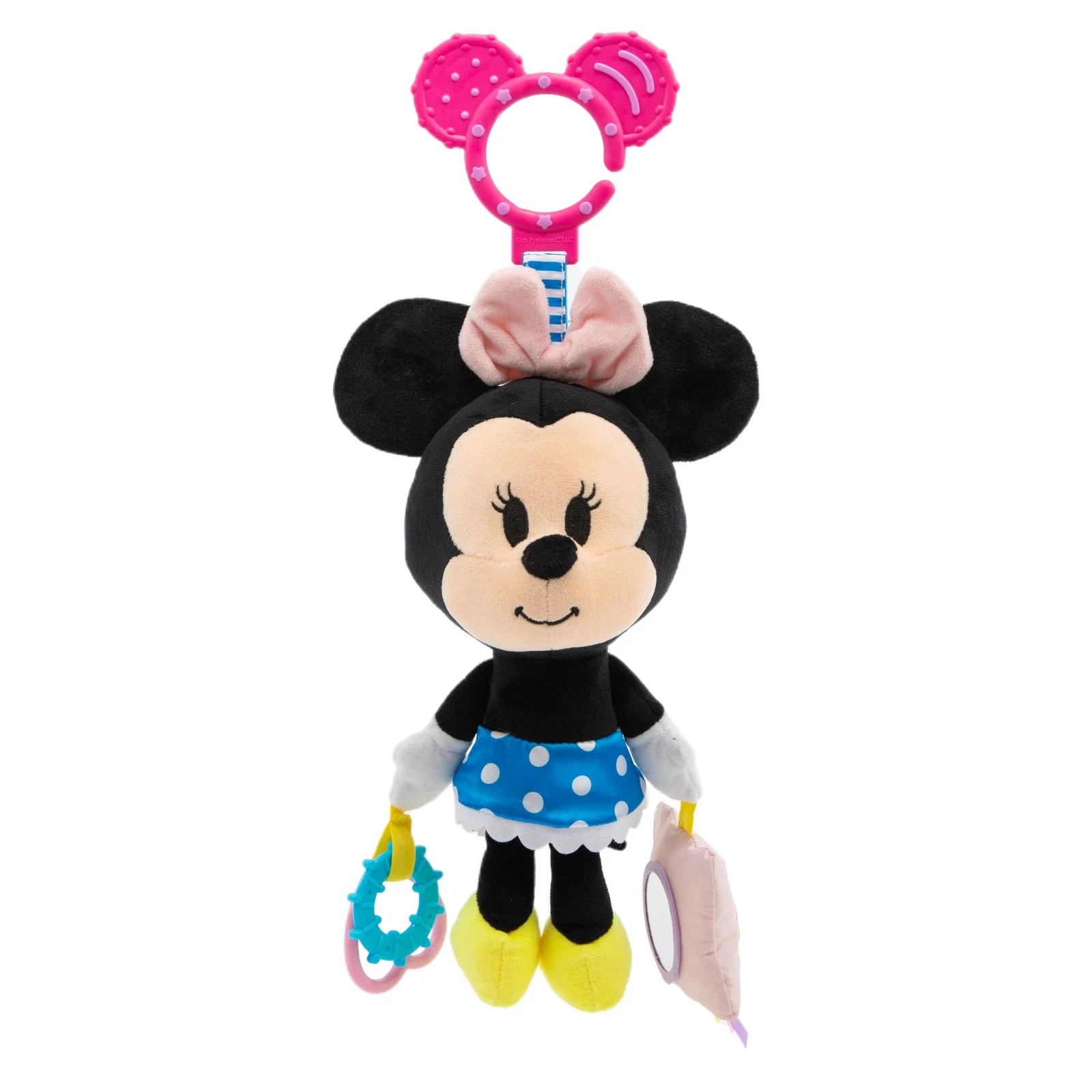 Disney Baby Minnie Mouse On The Go Activity Toy with Teething Rings, Crinkle ...