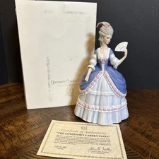Lenox Great Fashions of History “Governor’s Garden Party” Porcelain Figurine COA