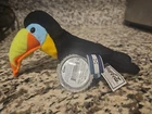 Coca-Cola International Bean Bag Plush No 212 Honduras Toolu Toucan 1999 New Vtg