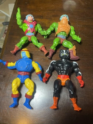 MOTU Lot of 4 Figures Vintage Masters Of The Universe He-Man 80’s