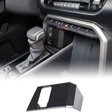 Central Electronic Handbrake Button Frame Cover Compatible  Carbon Fiber Pattern