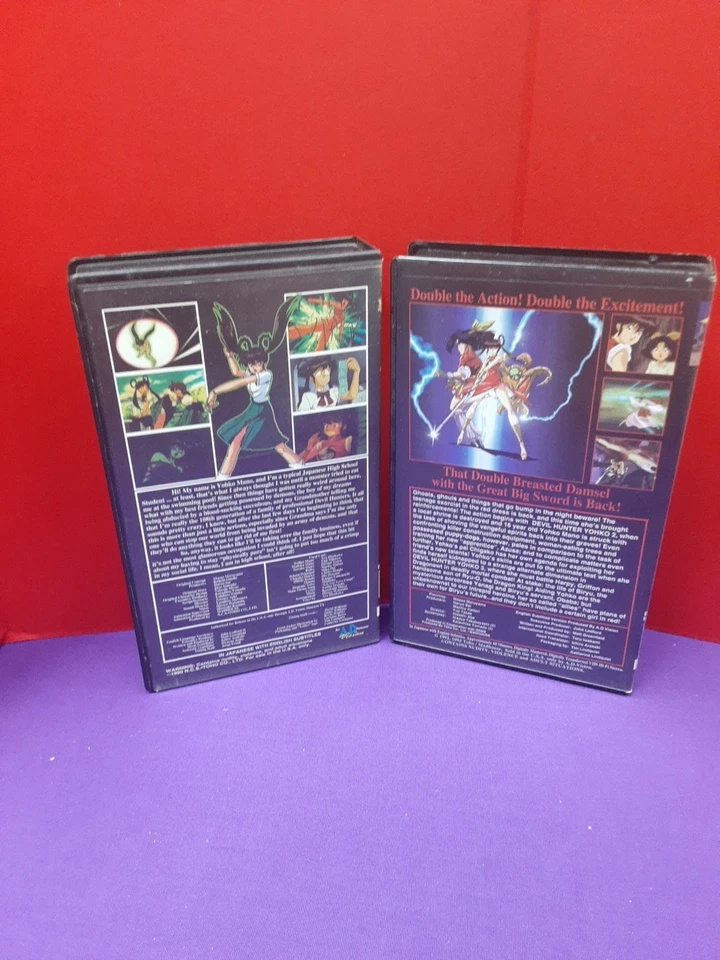Devil Hunter Yohko 1-3 Vhs ENGLISH SUBTITLES Anime - Image 2 of 3