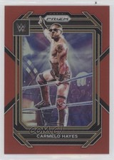 2023 Panini Prizm WWE Red Prizm 275/299 Carmelo Hayes #191 13wb