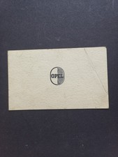 Alte Opel Visitenkarte Opelhaus Autohaus Logo Oldtimer