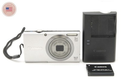 [OPT NEAR MINT] Canon PowerShot A2300 16.0MP Silber Kompakt Digitalkamera JAPAN