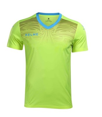KELME Soccer Goalkeeper Jersey Short Sleeve Uniform Kit - Mens Padded Football