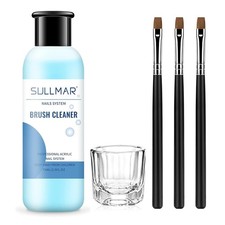 SULLMAR Nail Art Brush Cleaner & Restorer 75ml/2.5fl.oz 