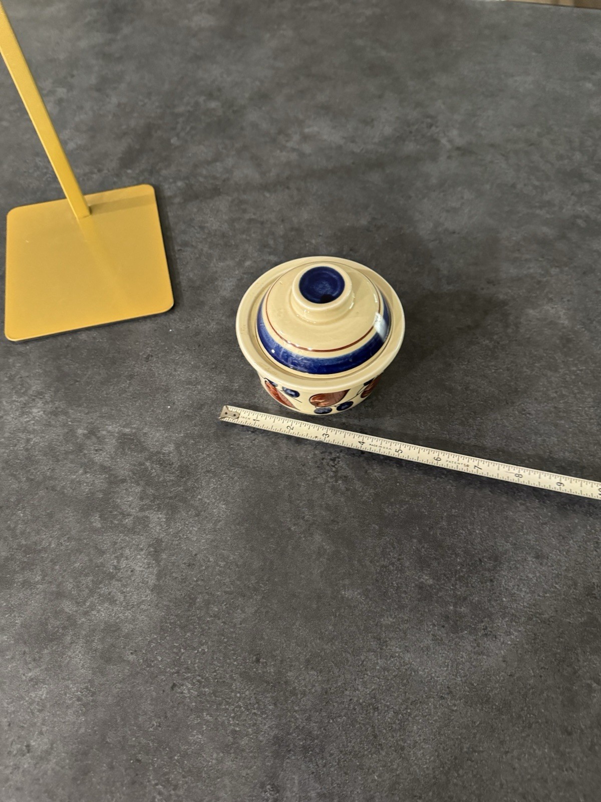 VTG Figgjo Flint Norway BEITO Sugar Bowl With Lid Made In Norway 1970's