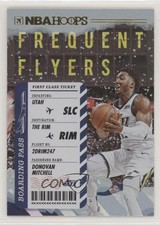 2020-21 Panini NBA Hoops Frequent Flyers Holo Winter Donovan Mitchell #8 08ti