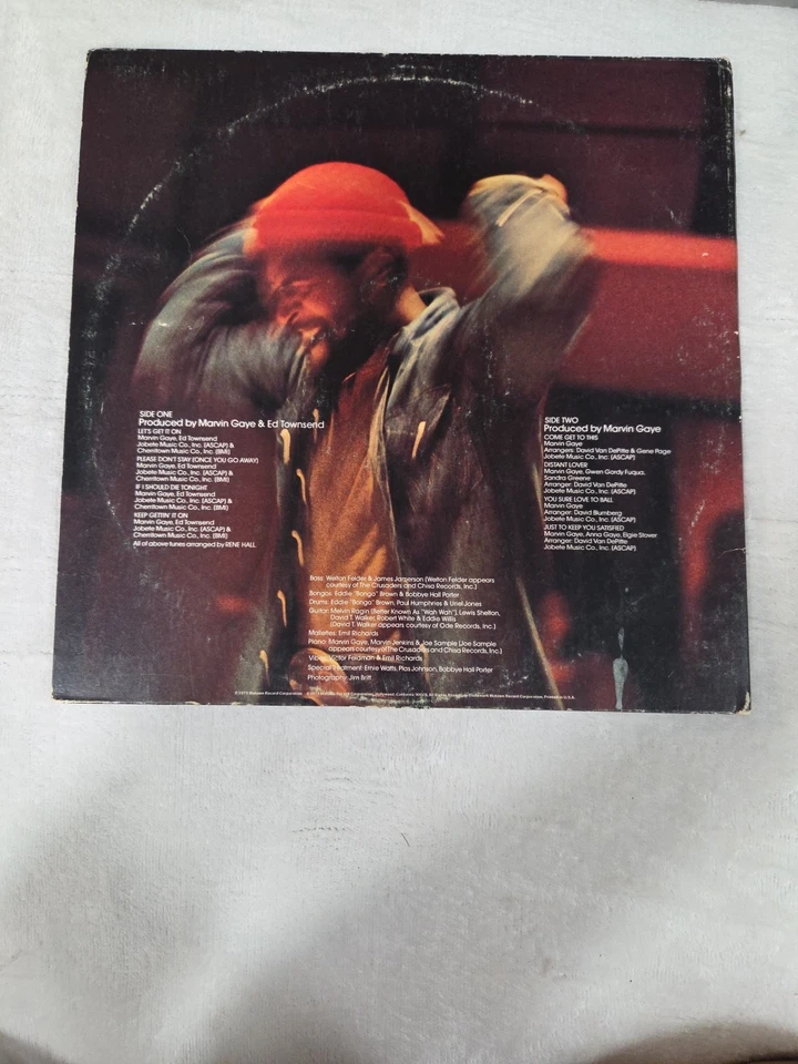 Marvin Gaye Let's Get It On 1973 LP Vinyl EX Nice Original Gate T 329V1 — 第 2/2 张图片