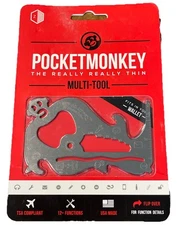 UNOPENED POCKETMONKEY - Zootility The Really Really Thin Wallet-Sized Multi-Tool