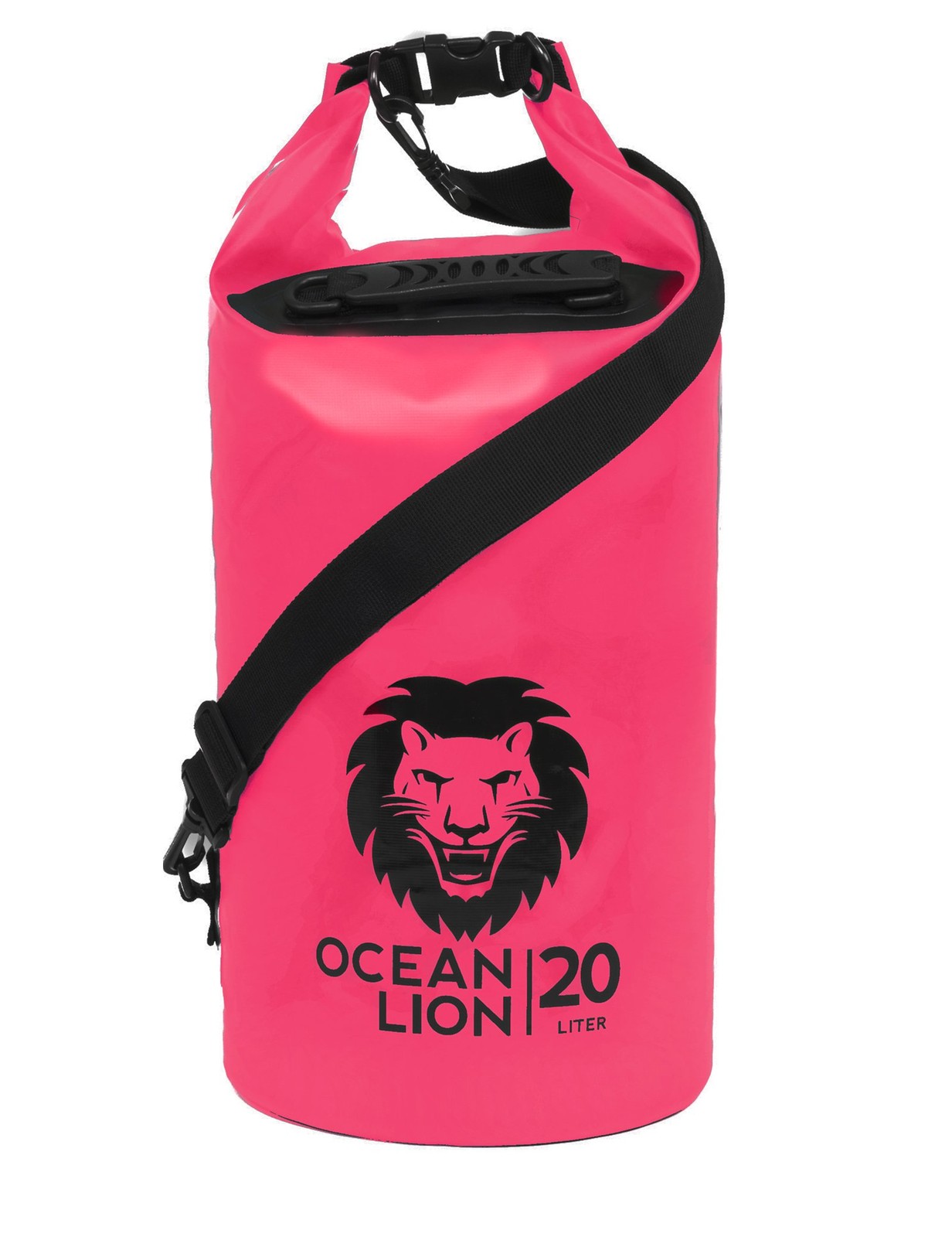 Adventure Lion Waterproof Dry Bag Marine Bag for Kayaking, and Rafting Pink, 20L