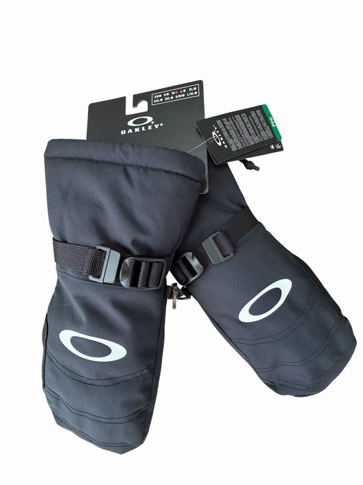 Oakley Powder Ridge Mittens Blackout M Waterproof Ski Snow Gloves