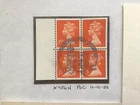 GB QE II Machin FDC Booklet Definitives On Phosphor Paper 1988 19p x 4