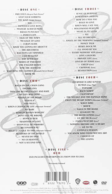 The Pretenders - Pirate Radio 4CD 1 DVD Boxset | MINT 81227327026