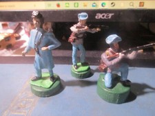 Three Lead Civil War Soldiers - Nice Quality