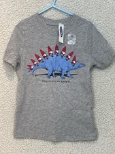 Old Navy Unisex Christmas-Graphic Dinosaur Triceratops Sz 5