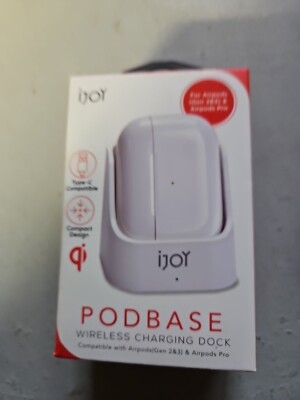 PODBASE Wireless Charger Dock For Pod Gen 2 & 3 & Pod Pro, Type C