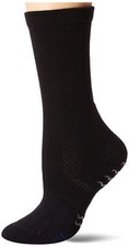 Women's BlochSox Ballet Flat, Black Knit, Medium