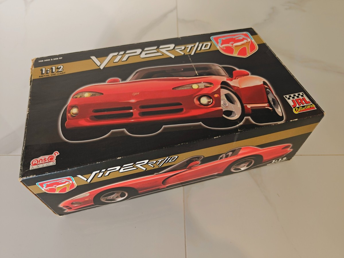 Dodge Viper RT/10 RED 1/12 Scale Diecast Car | Anson JRL