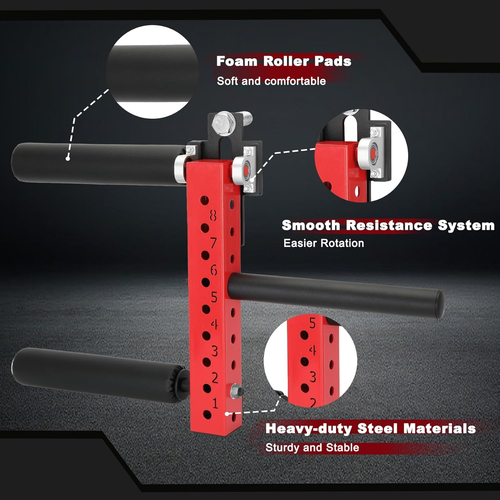 Power Rack Mounted Leg Extension and Curl Machine – 1.02In & 0.71In Hole Compati - Picture 5 of 7