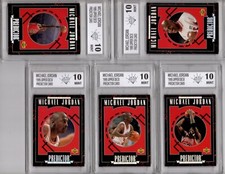 5 CT 1995 UPPER DECK PREDICTOR MICHAEL JORDAN #R1 R2 R3 R4 R5 GRADED 10 MINT