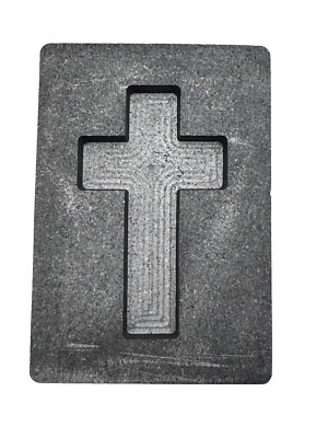 Graphite Ingot Mold for Casting 5 oz Gold Cross