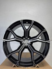 Set Of 4 22x9.5 22x10.5 Staggered Wheels For Bmw 5x112 Cb 66.5 Offset 37 43