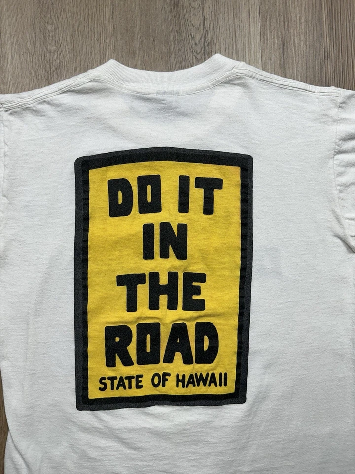 Camiseta vintage años 60 Crazy Shirts Hawaii Why Don’t We Do It para hombre mediana divertida Foto 4 de 4