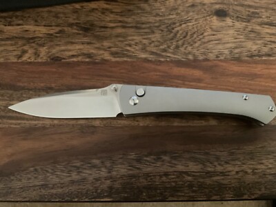 Artisan Andromeda S35VN/Titanium Gray - Button Lock - 