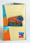 ATHENS 2004 COCA COLA OLYMPIC SPONSOR PIN / JUDO !   ~~ NEW ON CARD — photo 1