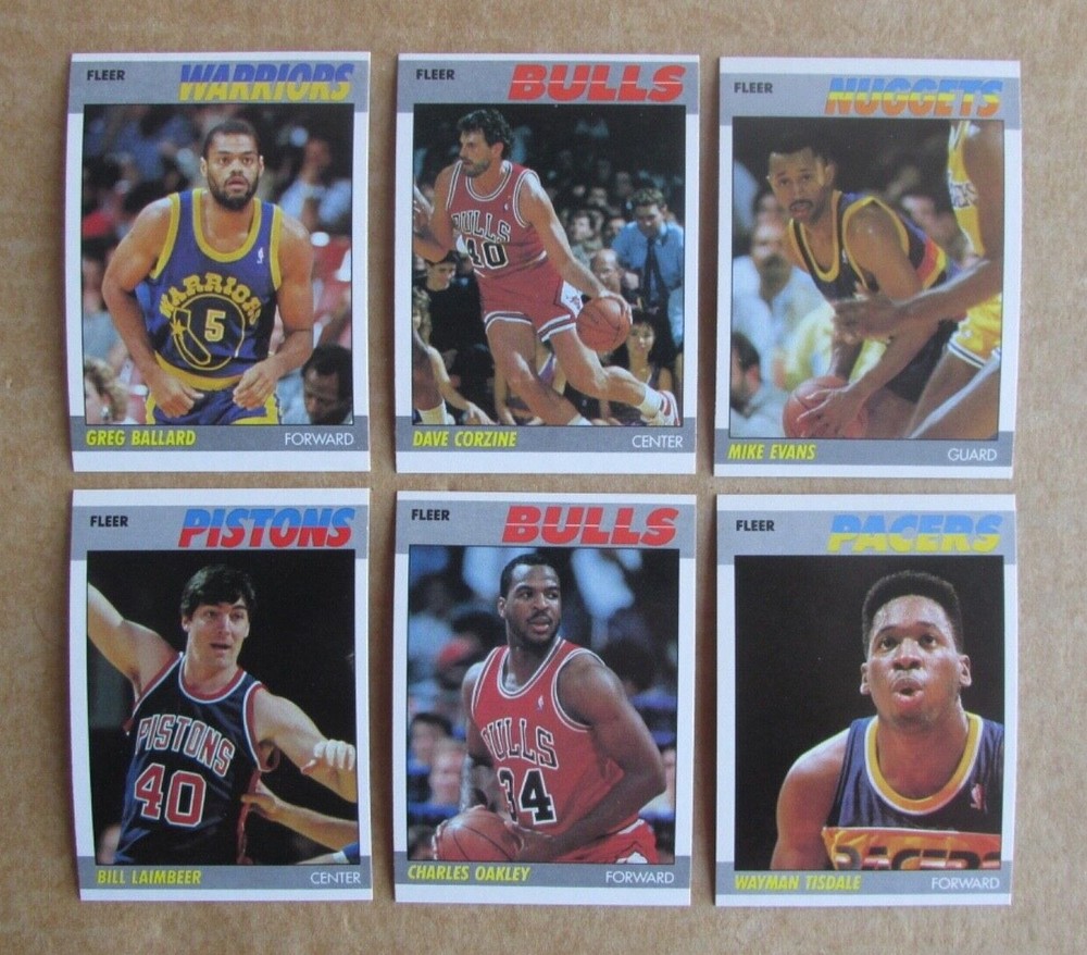 1987-88 FLEER BASKETBALL CARD SINGLES COMPLETE YOUR SET PICK CHOOSE