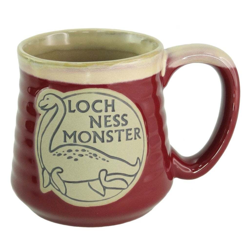 Glen Appin of Scotland Loch Ness Monster Stoneware Mug - Red PT1012-RED