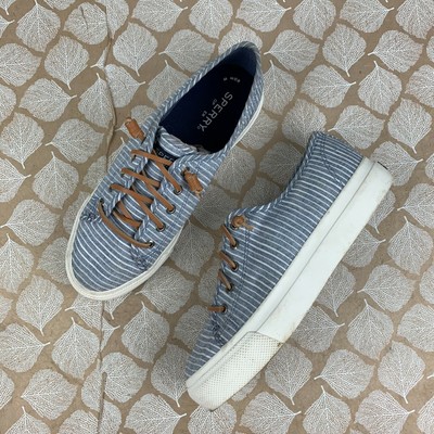 sperry crest vibe chambray stripe