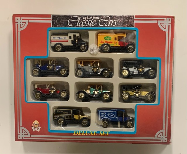 Die Cast Metal Classic Cars Deluxe Set of 10 for sale online eBay