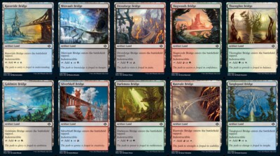 10x ARTIFACT DUAL LANDS - Komplettset - Moderne Horizonte - MTG - Magic the Gathering