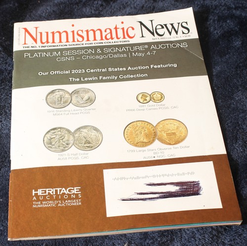 Numismatic News April 4, 2023  , April 18th 2023, Feb 7th   Magazine LotY922