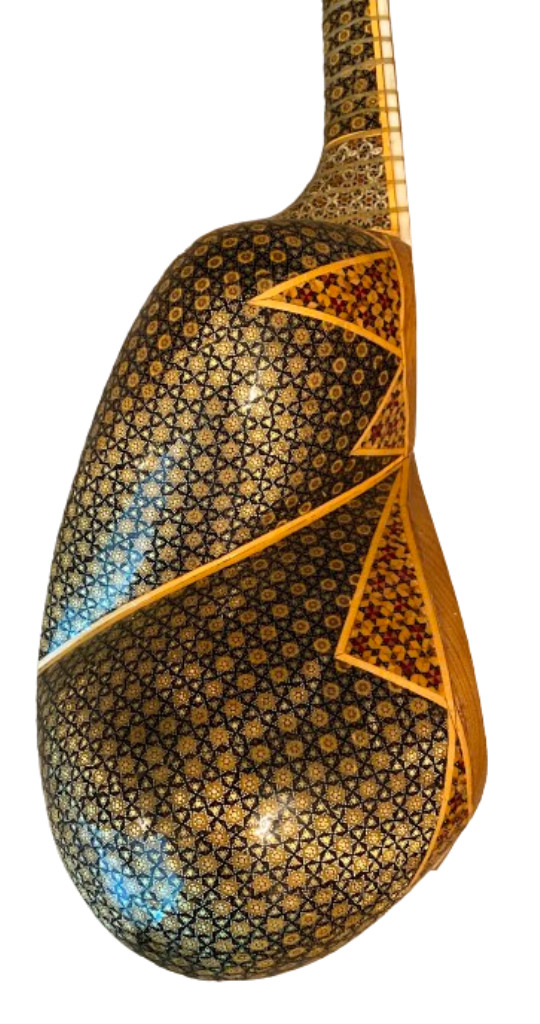 High quality Persian Tar Khatam with high quality HARD CASE