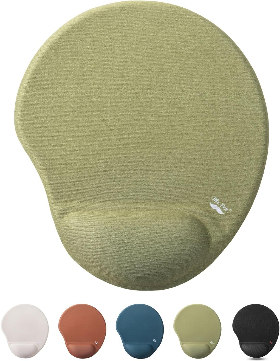 Mr. Pen- Mouse Pad with Wrist Support, Green Ergonomic Pad,