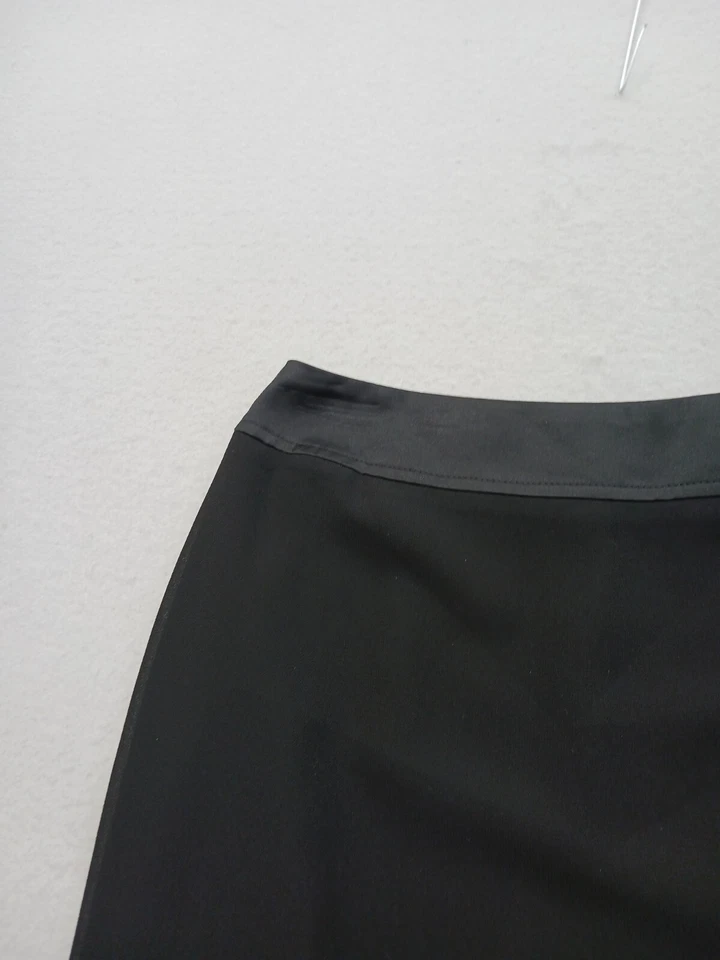 Falda asimétrica 8P negra con volantes dobladillo formal cóctel JS Collections para mujer Foto 2 de 4