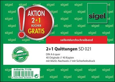 Sigel Formularbuch SD021,SD121,SD023,KG425,KG428,SD006,RE525,EB615,AG615