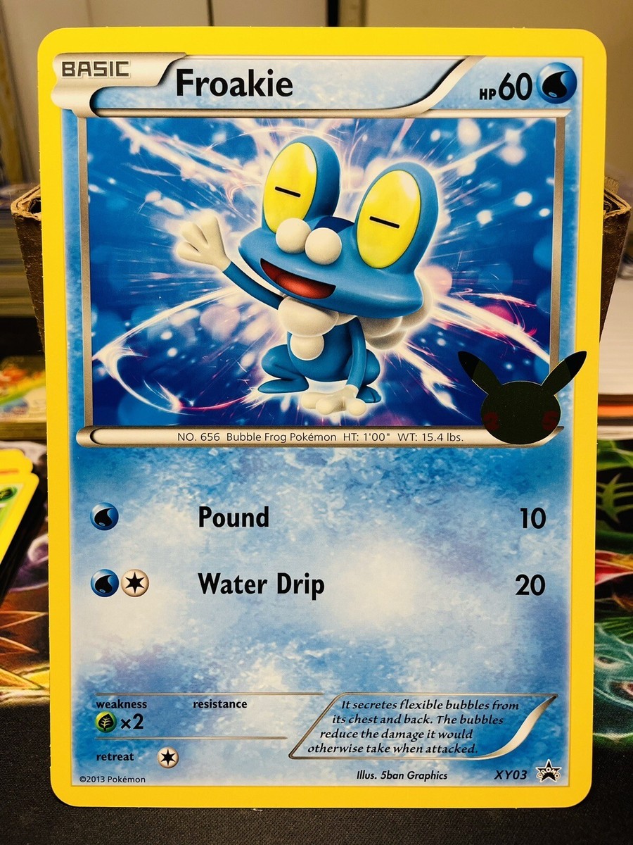 Pokemon Froakie XY03 First Partner Pack 25th Anniversary Jumbo