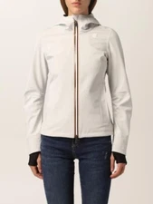 K-Way Women's Jacket Lil Bonded Micro Ripstop K008Jx0 Pink Papyrus Sz. 8 NWT