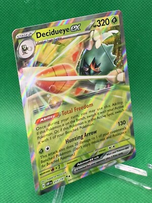 Decidueye EX 015/197 Full Art - Obsidian Flames Pokemon Card