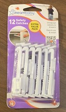 Dreambaby Safety Catches Child Safety Drawer Cabinet Door Locks Proofing 12 Pack