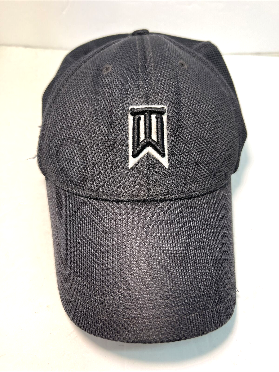 Nike Tiger Woods Nine One Dry Fit Black Hat L/G FREE SHIPPING | eBay
