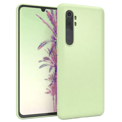 Für Xiaomi Mi Note 10 Lite Schutzhülle TPU Backcover Tasche Slim Etui Matt Grün