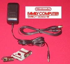 AC Power Supply + 6Ft AV Cable + RF TV Adapter for Japanese Famicom System NEW